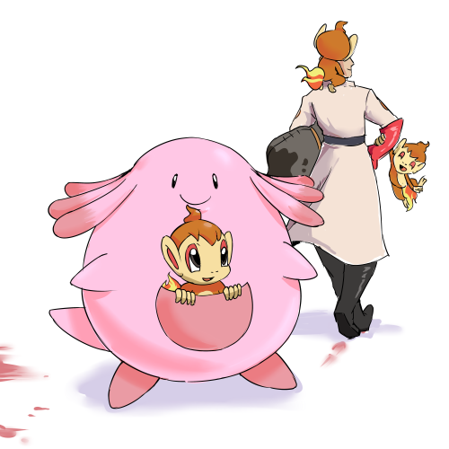  Medic and Chansey (Happiny) crossover 