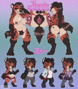 seamenscribbles:   Reference sheet for MeanYeen!It’s