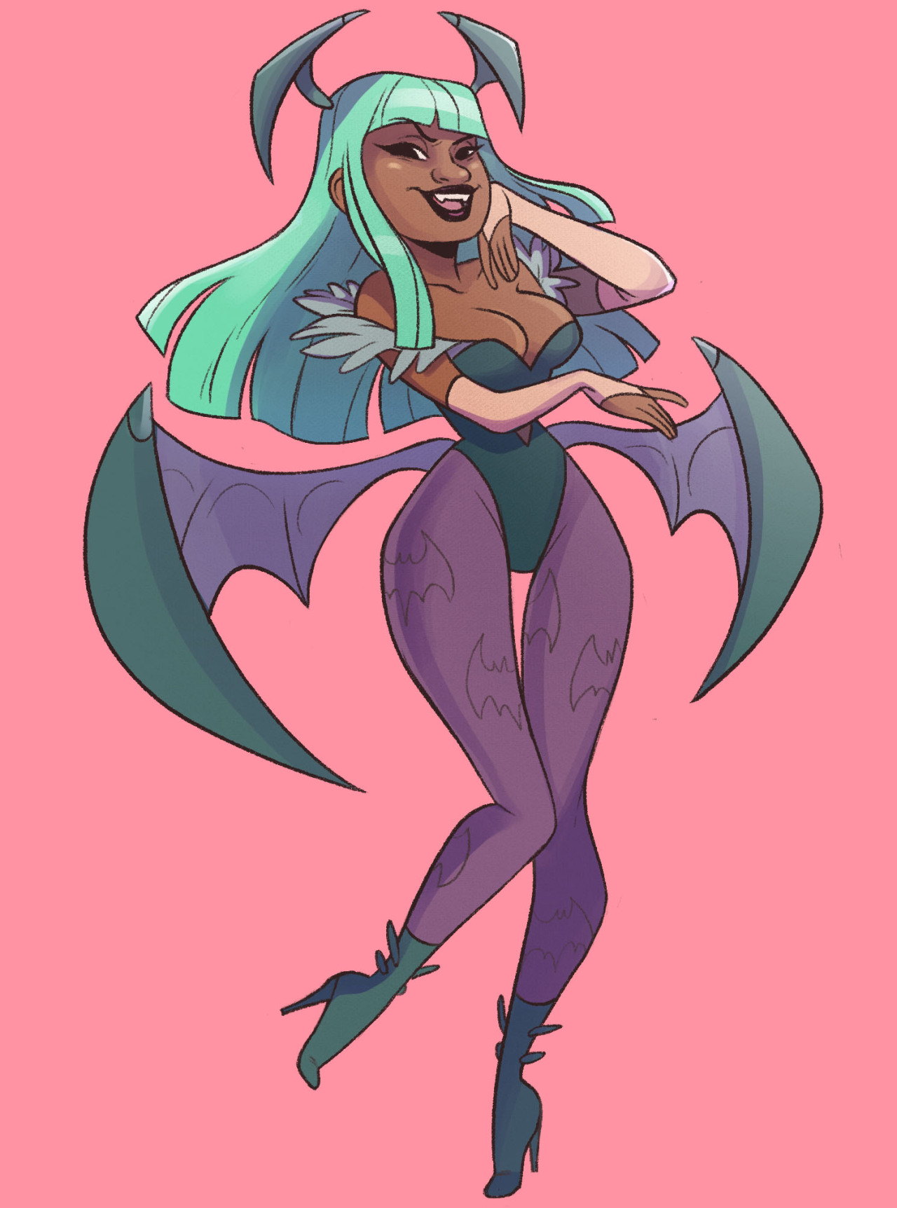 maddigzlz:  my friend lia is beautiful and gorgeous and does a really good morrigan