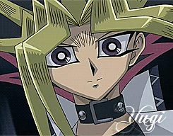 hugh9rt0j9h5:  Yami smiling at his friends 