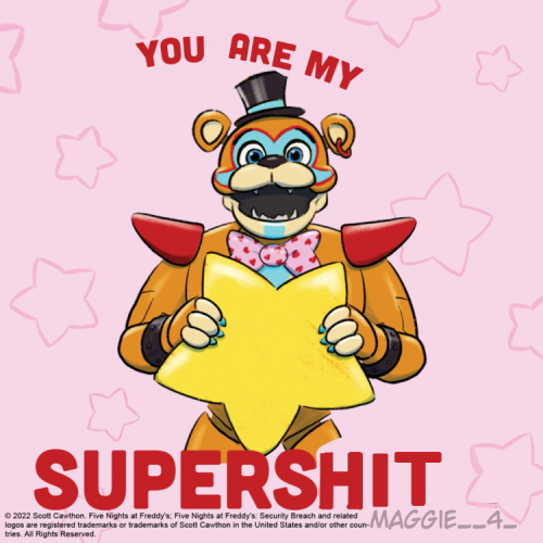 Oh yes I’m a serious FNAF fan why do you ask?Feel free to use this for your Valentines! :DD (o