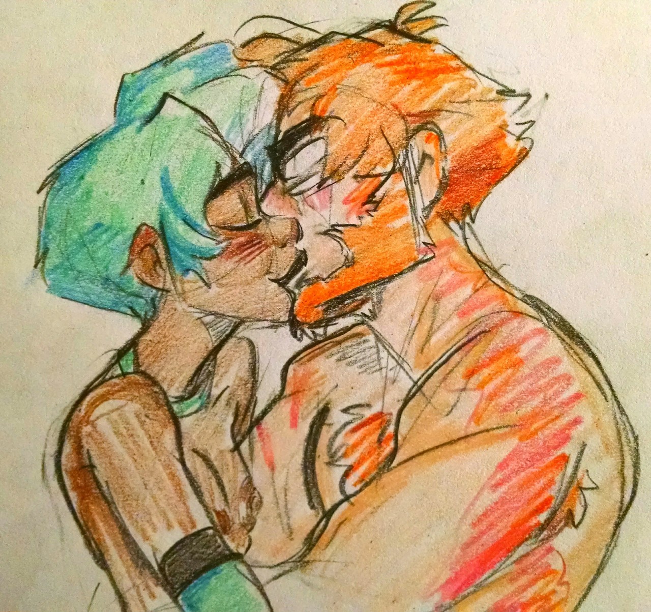 notsafeforroskii:  Some doodles of these two cause I can’t stop thinking of them