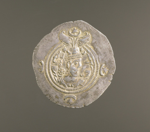 theancientwayoflife:~ Drachm of Yazdegard III.Culture: Near Eastern (Sasanian)Place of origin: IranD