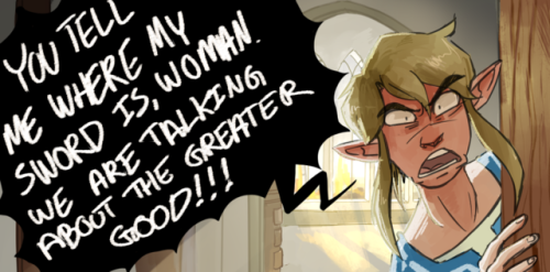 oooop I ACTUALLY did another odd crossover??  - this time with Zelda and The Incredibles. - (a 