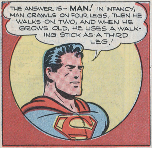 why-i-love-comics:  World’s Finest #32 - “The Seventh Wonder of the World!” (1948)  written by Jerry Siegelart by Ira Yarbrough & Stan Kaye 