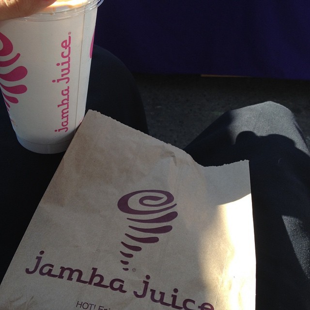 Only good part about Tuesday&rsquo;s 😍. #jambajuice #bae