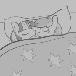 Tjpones: You Have Been Visited By The Snoozy Horse Gals. Cozy Hooves And Comfy Neighs