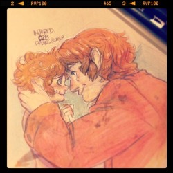 injureddreams:  Sketch 028 Praise Bilbo praising young Frodo for good penmanship uvu I like the idea of a very fatherly Bilbo ❤️ 