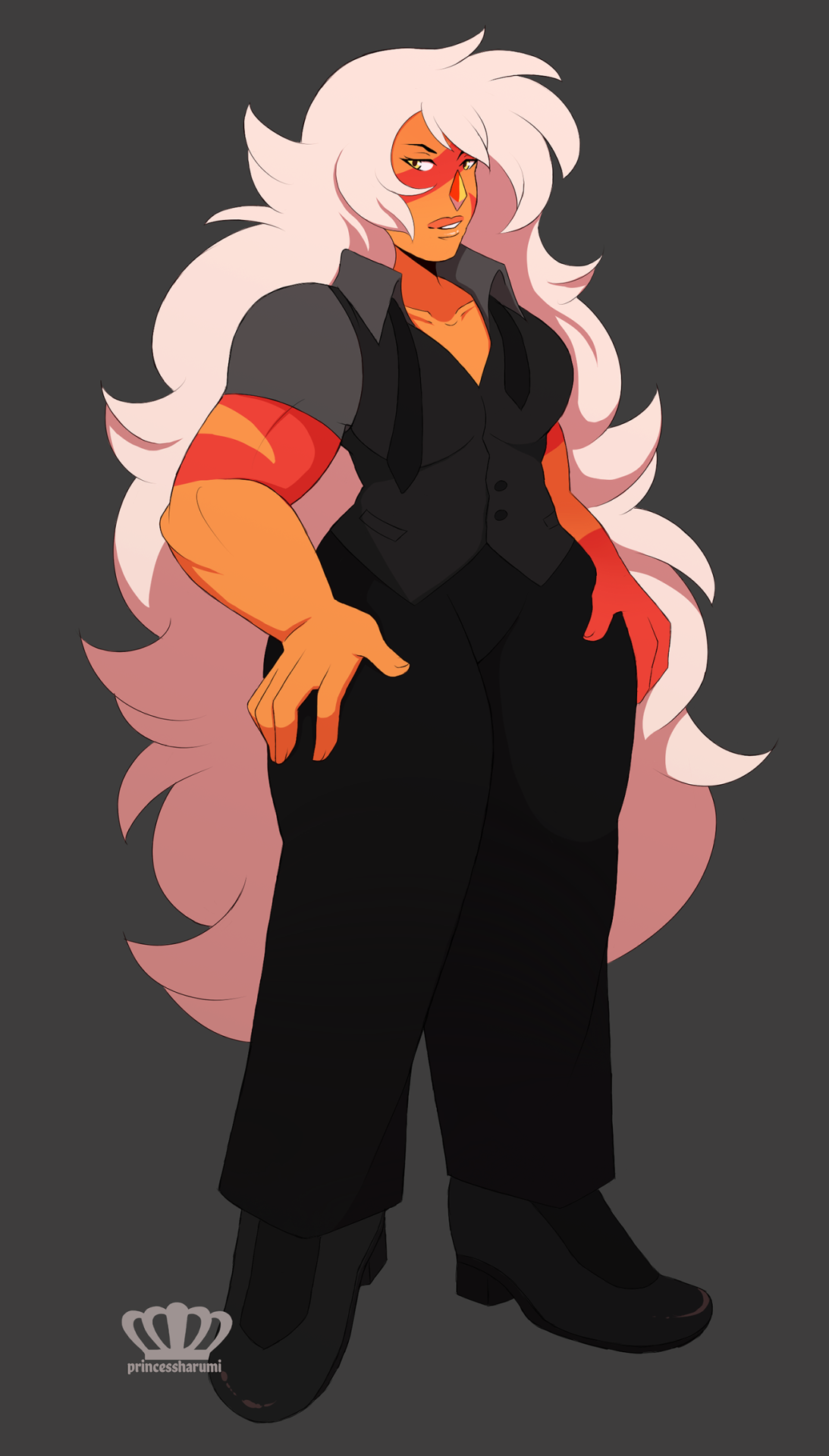 punk-polygems:  princessharumi:  Gems in suits !! I’ve been working on this photoset