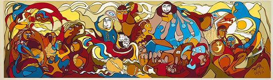 Feminist Perspectives on Culture — Painting by Daphne Odjig Reading  Response Blog...