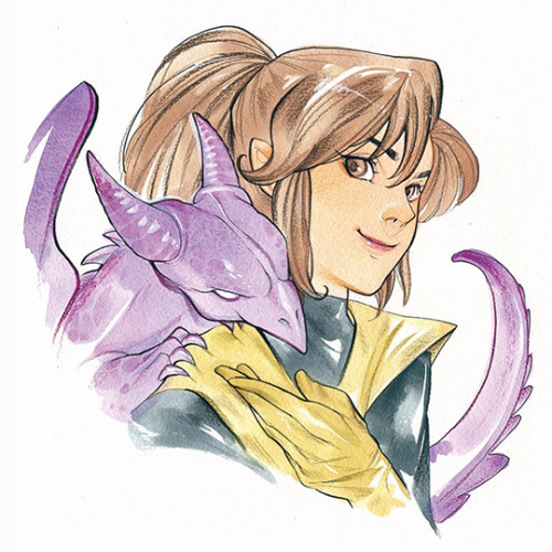 samotzuzaki: Kitty Pryde & Lockheed by Peach Momoko 