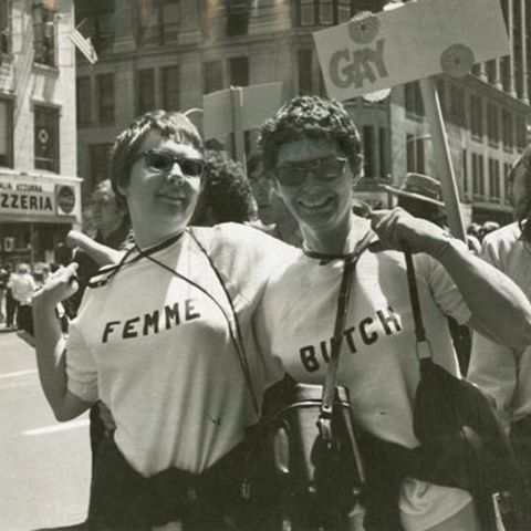 “Femme & Butch,” Nancy Tucker, left, and her partner, Christopher Street Liberation 