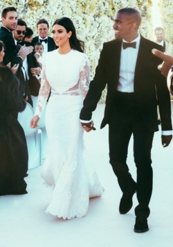 kimkanyekimye:  Married!!