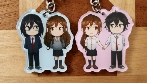 Horimiya-inspired Double-Sided Keychains! Shop link in reblog!