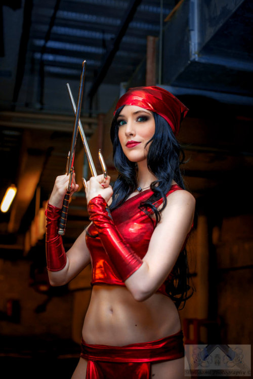 hotcosplaychicks:  Elektra Cosplay - Marvel by Hekady Check out http://hotcosplaychicks.tumblr.com for more awesome cosplay 