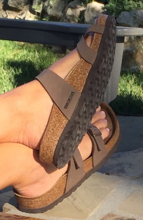 Didn’t think I’d ever find Birks sexy but these sexy feet help pull it off!