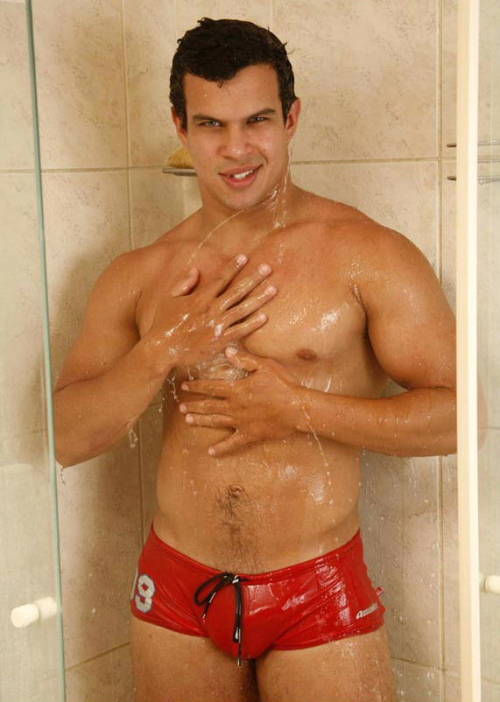 XXX onlywetstuff:  #wet #bathroom #red #solo photo