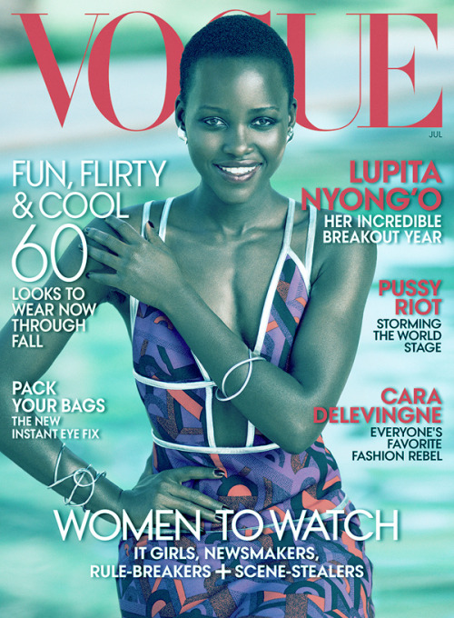 Lupita Nyongo by Mikael Jansson for Her First Vogue Magazine Cover http://its-erva-venenosa.tumblr.c