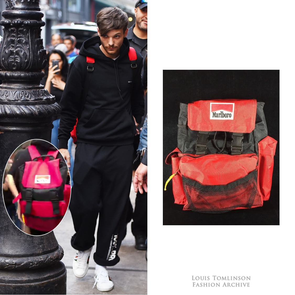 Louis Tomlinson Fashion Archive — Louis on set in New York