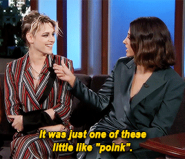 kristenstuwarts:Kristen Stewart and Naomi Scott on the first time they met.