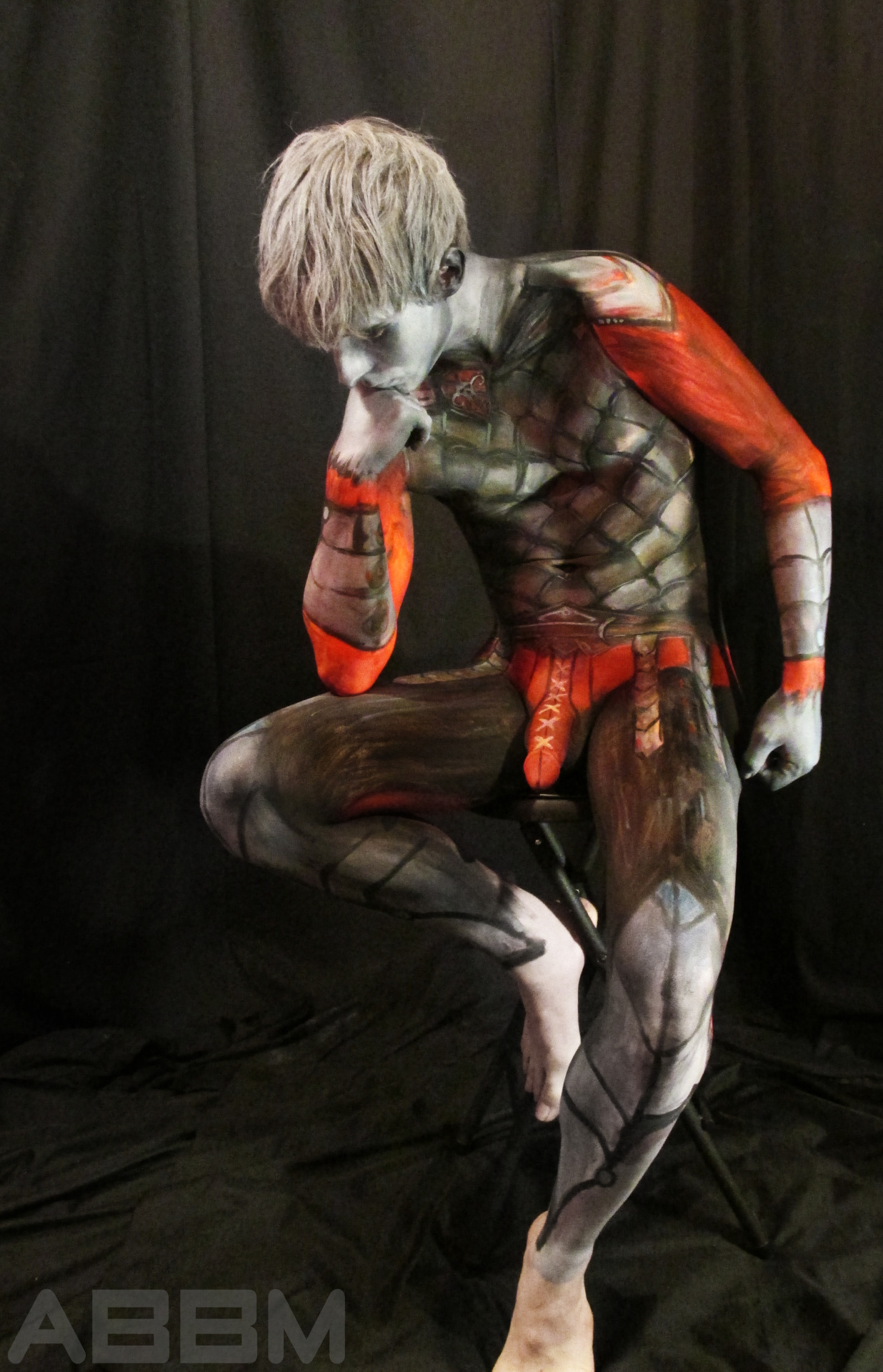 brandonmcgill:  Another Josh M. body painting picture from the “Lord Vampire”
