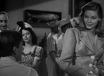 sparklejamesysparkle:Lauren Bacall, Humphrey Bogart and Hoagy Carmichael in the final scene of the W