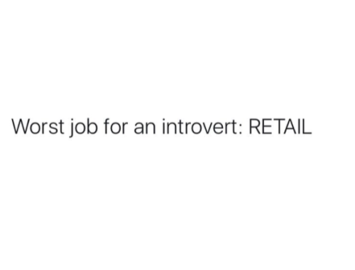 introvertproblems: JOIN THE INTROVERT NATION MOVEMENT Dealing with people and selling shit. This mad