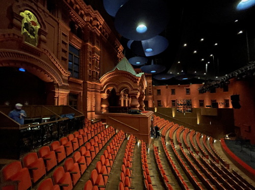 “Stravinsky” hall of Moscow “Helikons-opera” theatre is located within the courtyard of XIX c. manor