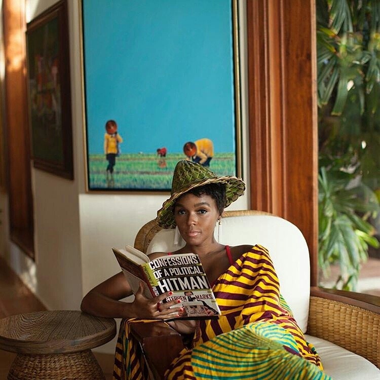 monaedroid: Janelle Monáe on Vacation  in Punta Cana | Dominican Republic  hair.