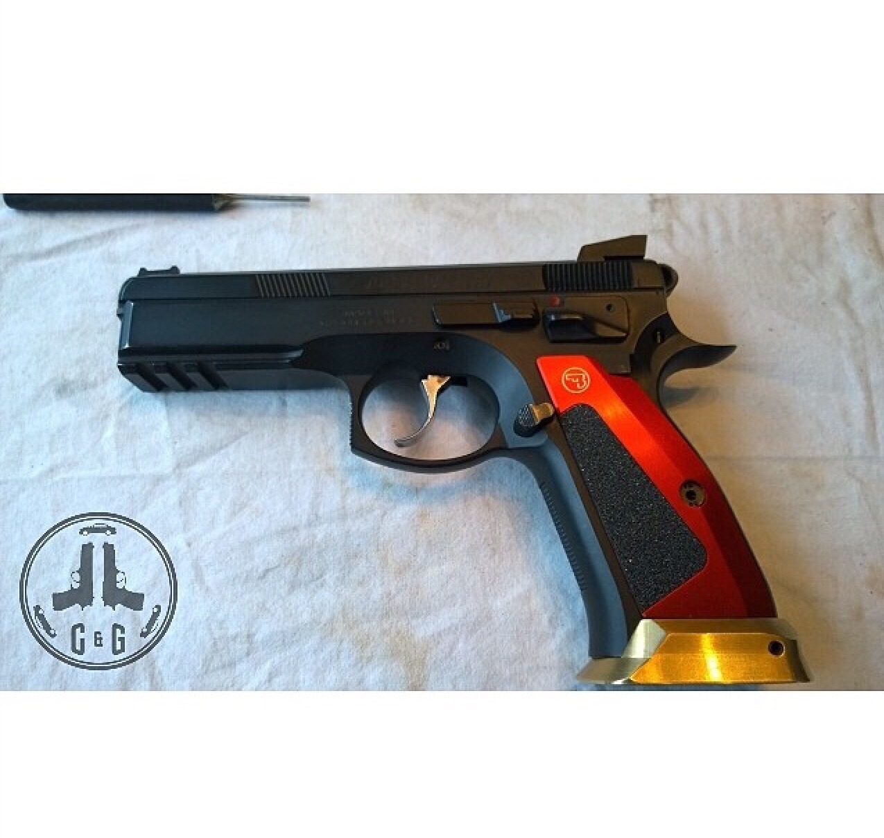carsandgunsblog:  Tony Stark inspired CZ SP01 Shadow