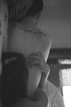 fxckingloveme:  romance, cuddle, sexual blog  I really like his tattoo