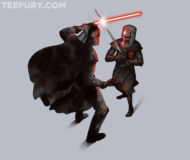 gamefreaksnz:  Dark Duel by verrrso - Sold on December 10th at Teefury USD $10 for