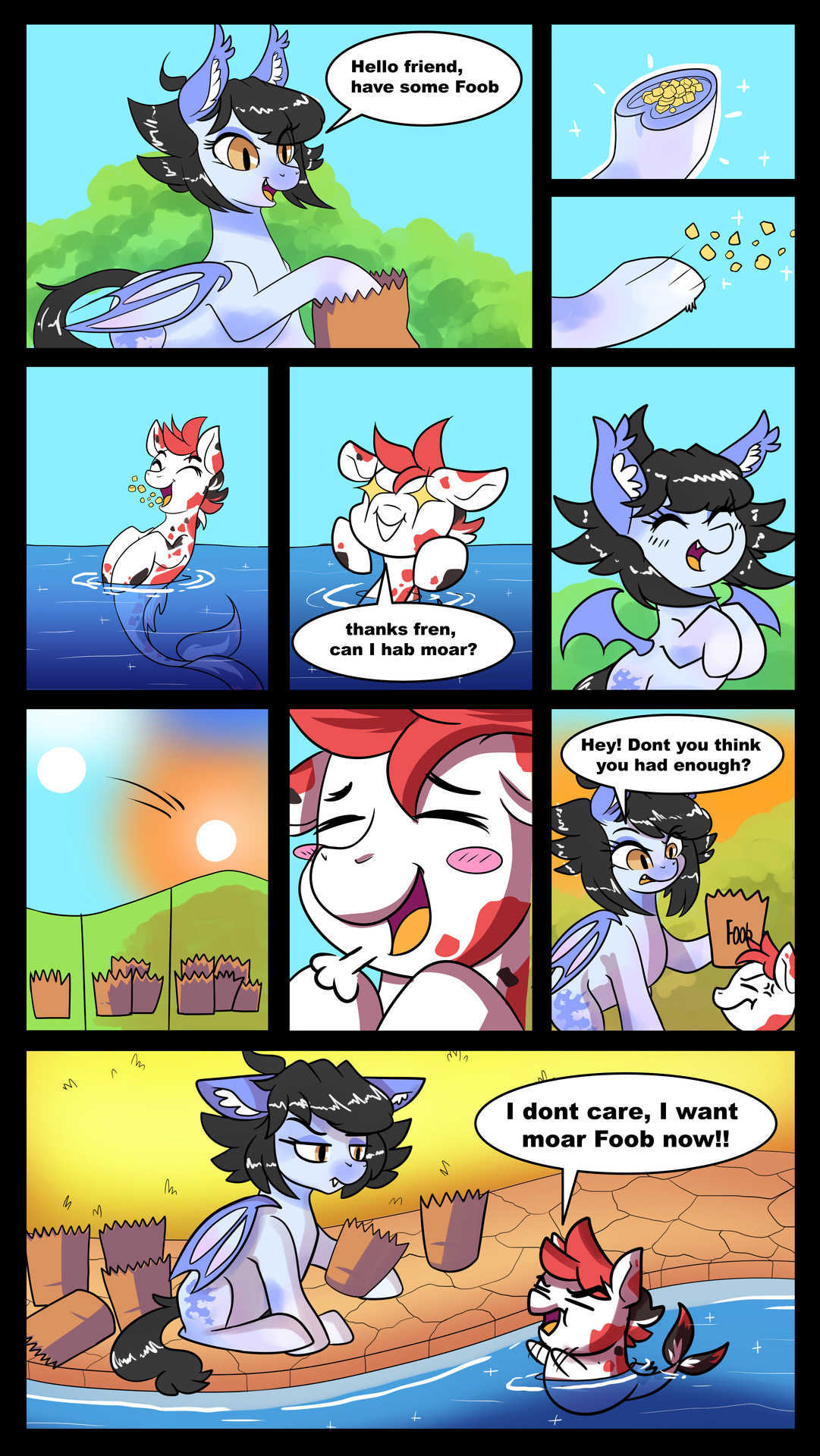 mitzys-stuff: New comic came in ^^ &lt;3  Art by @colorsoundz   x3