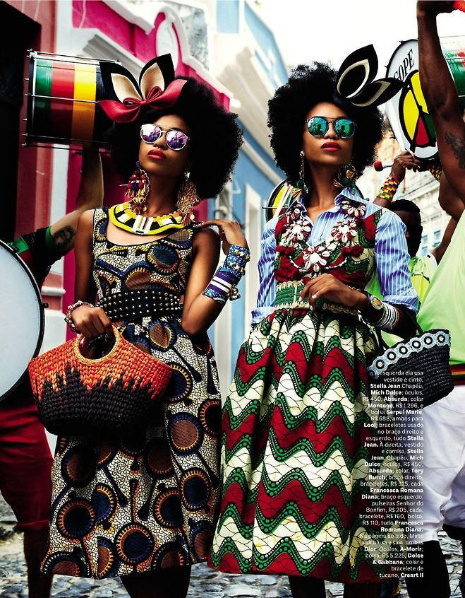 glamour:  Stella Jean printsPhoto: Giampaolo Sgura