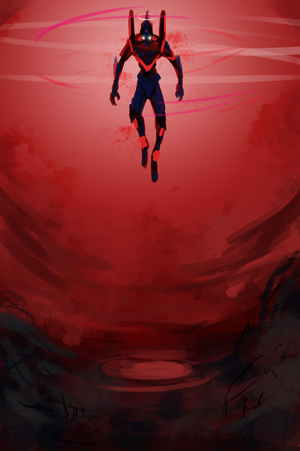 rachiwi: Evangelion speedpaint from way back when!