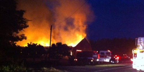 dailydot:  Another black church burns in South CarolinaBarely a day after officials declared that a recent string of fires at black churches throughout the South were not hate crimes, a black church that was previously burned to the ground by the Ku Klux