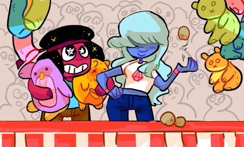 twispicalstephen:  if sapphire has future vision, then she’s got a bit of an advantage i think c;