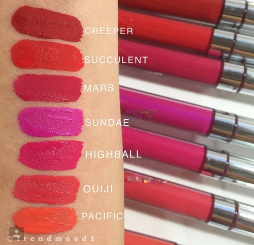 beautybyjasminec:Credit to Trendmood1 new Color Pop liquid matte lipsticks. 6$ each :) ☺️☺️