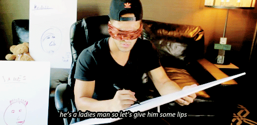 chillinchadwck:  Draw Big Time Rush Challenge with Carlos PenaVega
