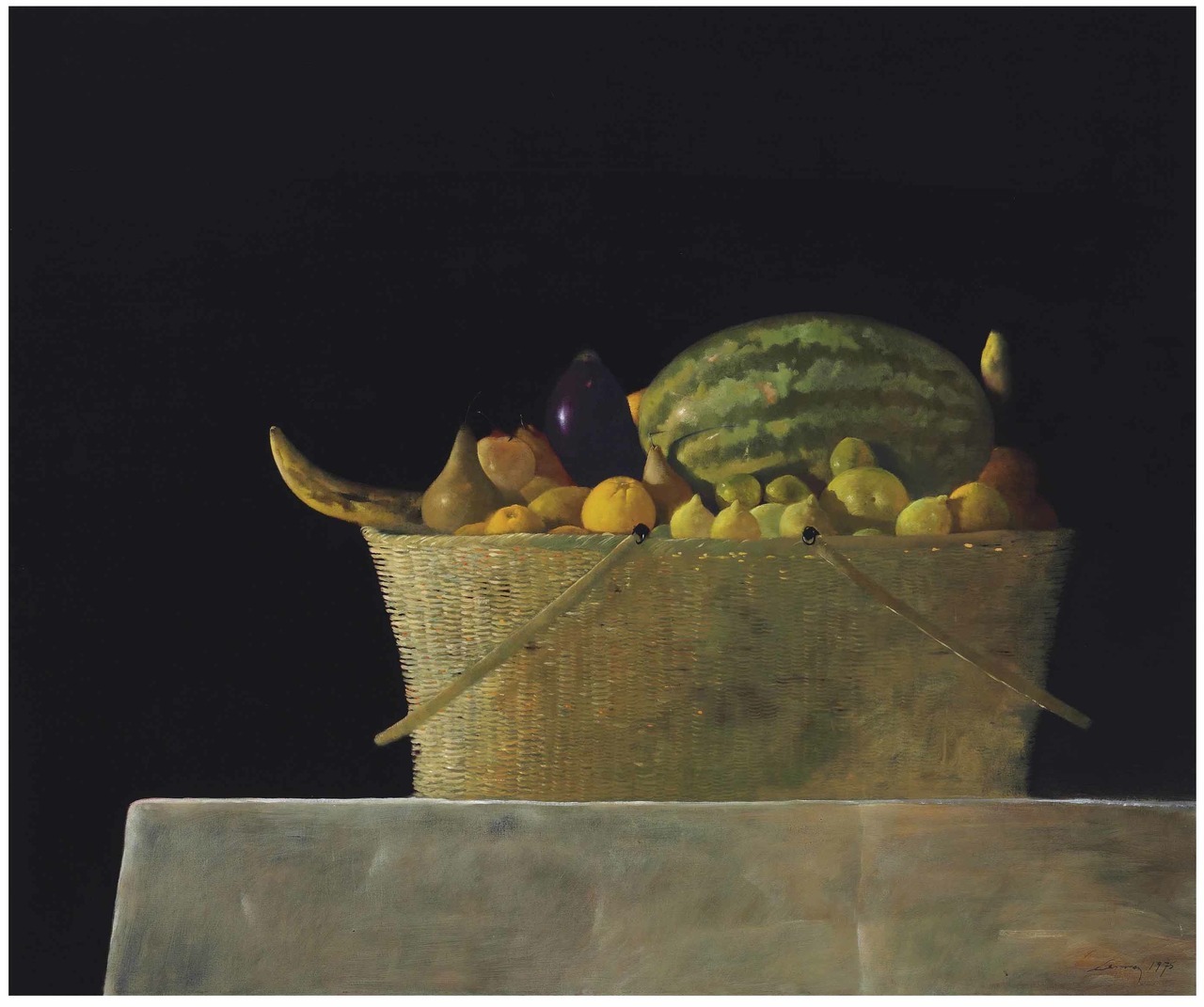 Thunderstruck Julio Larraz Cuban B 1944 The Ark 1975 Oil