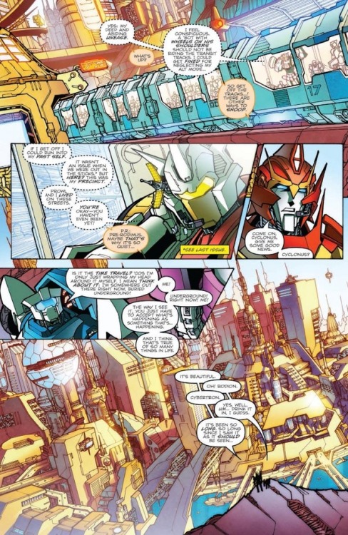 serikaizumi:  MTMTE 37 full preview! The Cygate moment is stunning  Source: http://tformers.com/comics-preview-the-transformers-more-than-meets-the-eye-issue-37/25786/news.html