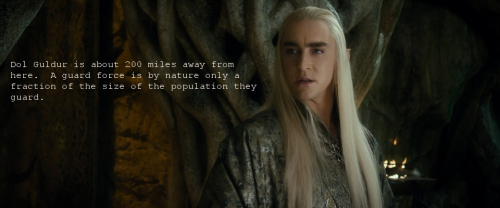 senseandmanners:What if Thranduil gave a straight, reasoned answer to something Tauriel said?