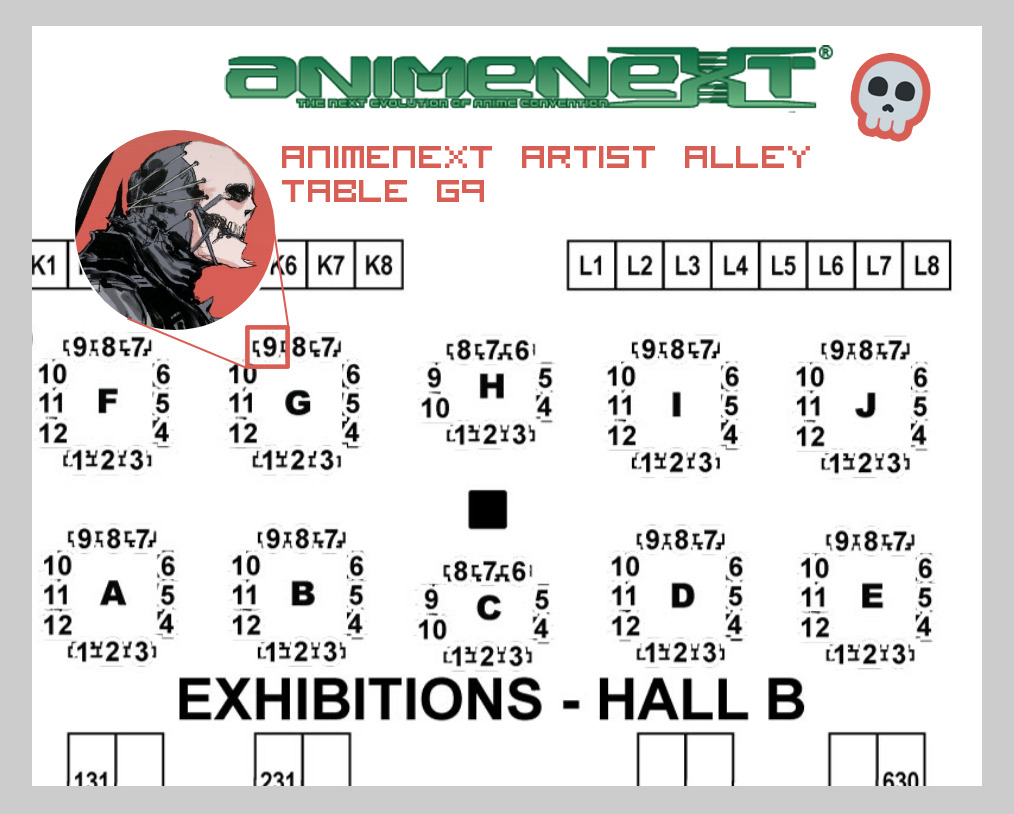 Hello everyone! I&rsquo;ll be at @AnimeNEXT this weekend, 06/08-06/10, table