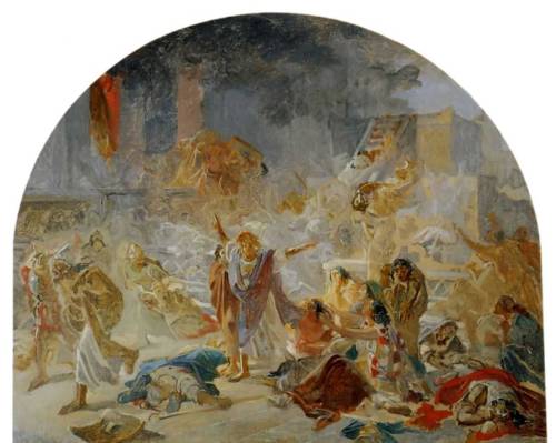 The destruction of the Temple in Jerusalem, 1859, Nikolai Gehttps://www.wikiart.org/en/nikolai-ge/th