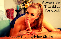 sissyrulez:  Happy Thanksgiving Sissies! 