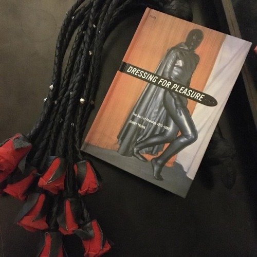 A few of my favorite things - a bit of visual and physical stimulation for the evening. #flogger 