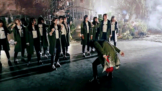 kawausotechico-caro-blog:190324 坂道TV 欅坂46 黒い羊 GIF