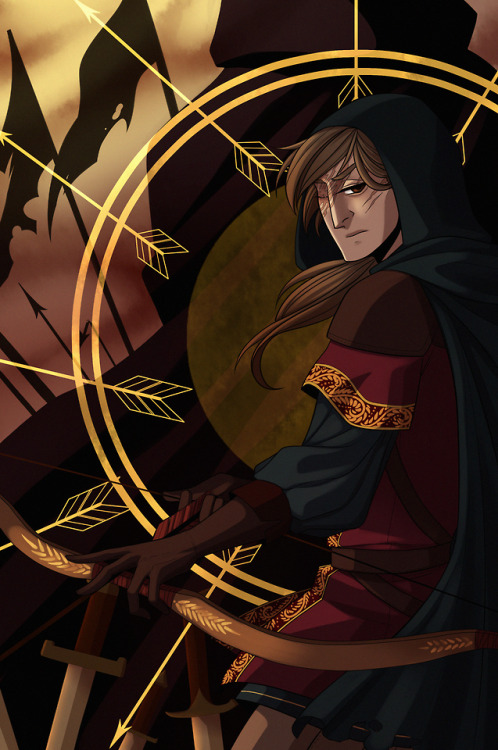 Herald of High House Deathcommissioned artwork by  Mrakobulka