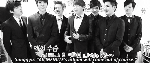  Sunggyu having to be reminded that he’s still a part of a 7-member group 