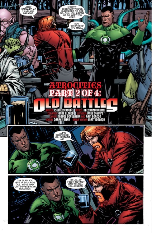 superheroes-or-whatever:  John & Guy from Red Lanterns (2011-) #33